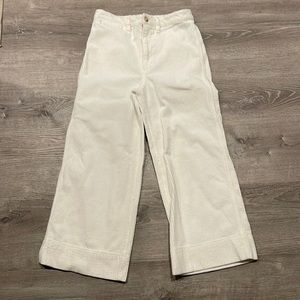 Madewell size 27 Emmett Wide Leg Corduroy Pants